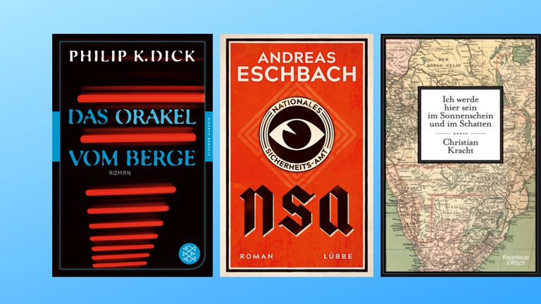 Buchcover von 3 erwähnten Büchern im Science Fiction Spezial Buchcover von 3 erwähnten Büchern im Science Fiction Spezial