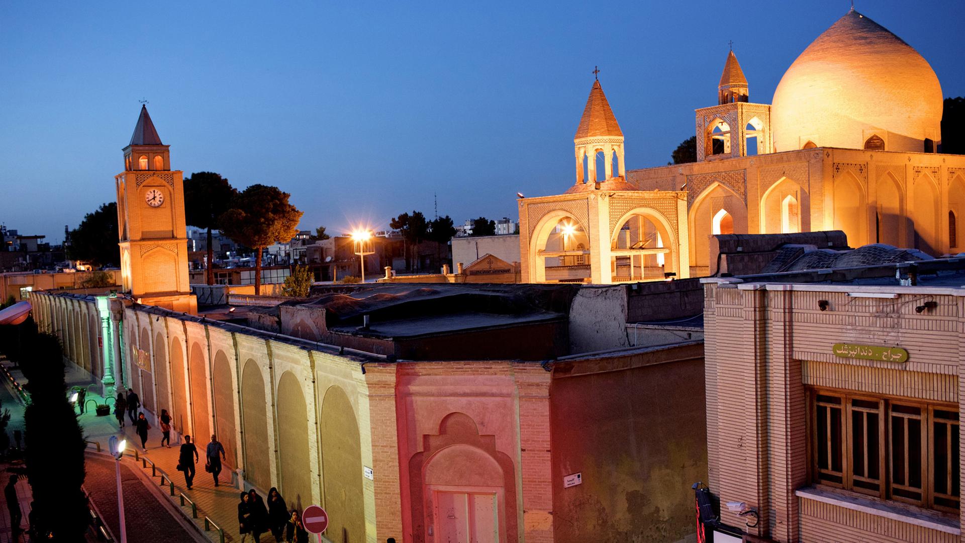Blick auf die historische Altstadt von Isfahan im Iran