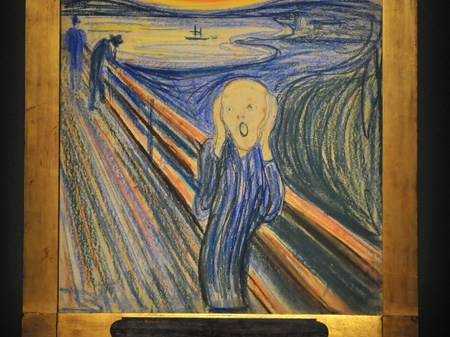 Gemälde "Der Schrei" von Edvard Munch Gemälde "Der Schrei" von Edvard Munch