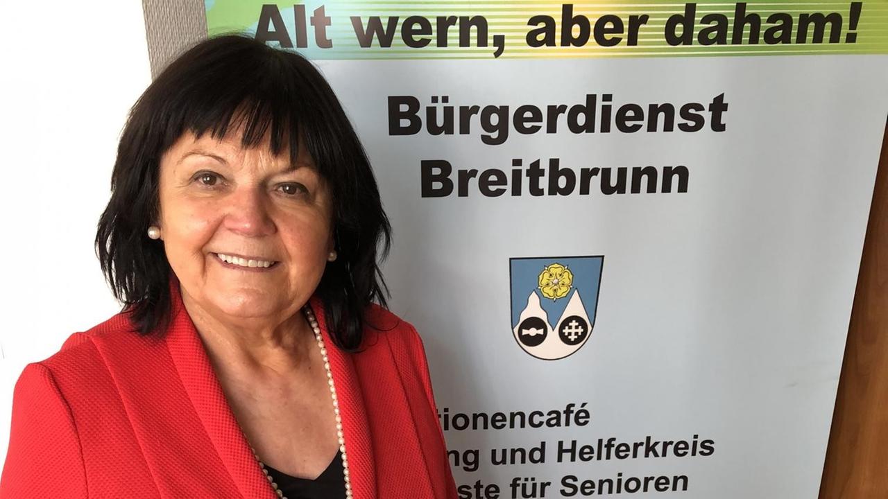 Gertrud Bühl, erste Bürgermeisterin von Breitbrunn in Unterfranken Gertrud Bühl, erste Bürgermeisterin von Breitbrunn in Unterfranken