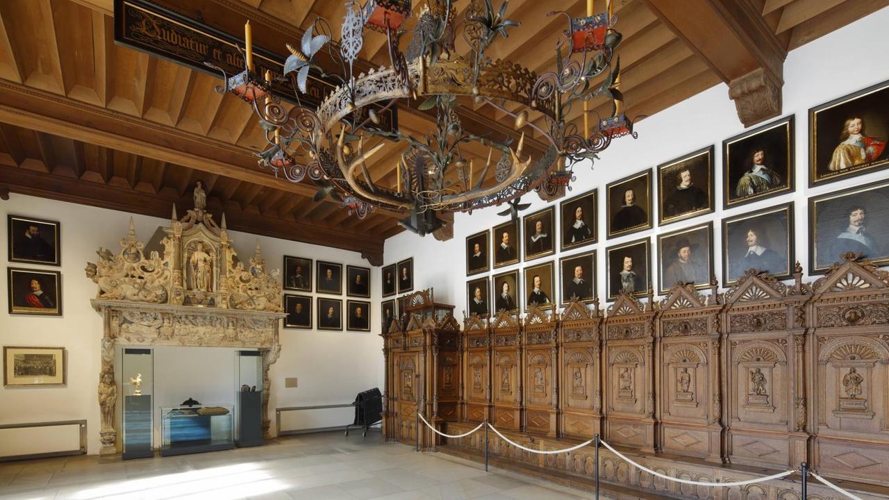 Der Friedenssaal im Historischen Rathaus von Münster Der Friedenssaal im Historischen Rathaus von Münster