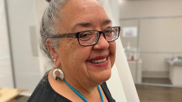 Yolanda Leyva, Historikerin und Mitorganisatorin der Ausstellung Yolanda Leyva, Historikerin und Mitorganisatorin der Ausstellung