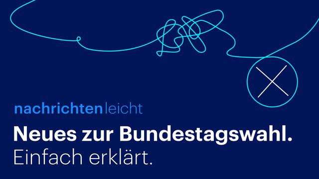 Blog zur Bundestags-Wahl 2021 in leichter Sprache: Der Deutschlandfunk berichtet in einem Live-Blog in einfacher Sprache.