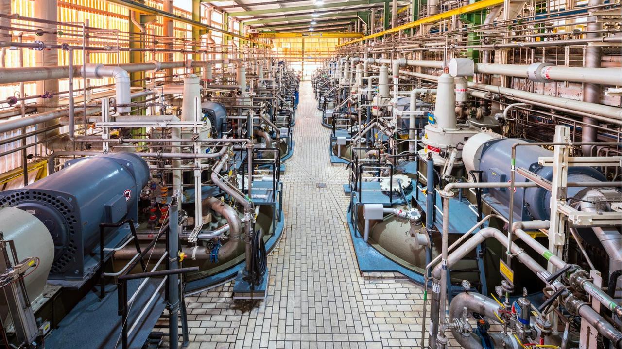 Antibiotika-Produktionsanlage der Firma Corden BioChem, Frankfurt Hoechst Antibiotika-Produktionsanlage der Firma Corden BioChem, Frankfurt Hoechst