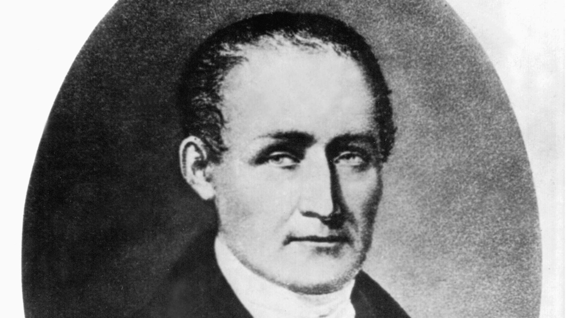 Zeitgenössisches Porträt von Joseph Nicephore Niépce (07.03.1765 - 05.07.1833), einem der Erfinder der Fotografie. Zeitgenössisches Porträt von Joseph Nicephore Niépce (07.03.1765 - 05.07.1833), einem der Erfinder der Fotografie.