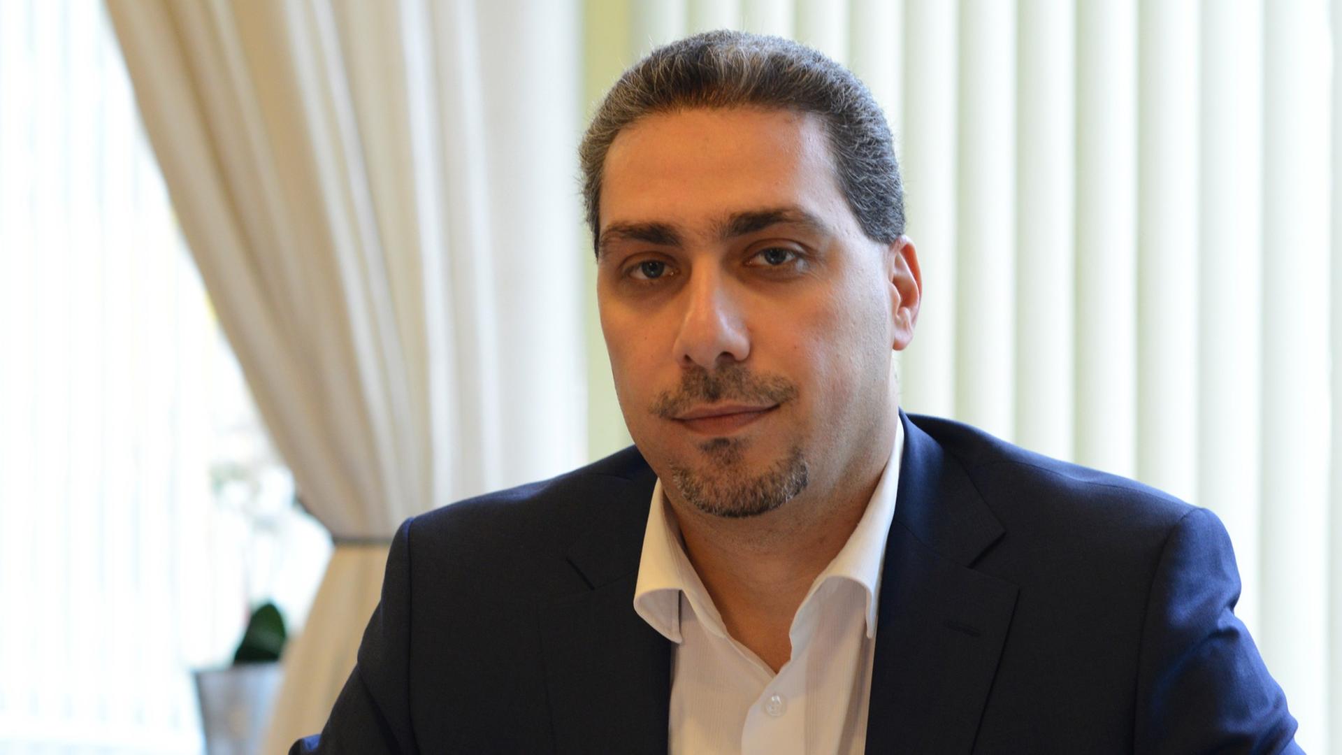 Der syrische Oppositionsvertreter Sadiqu Al-Mousllie Der syrische Oppositionsvertreter Sadiqu Al-Mousllie