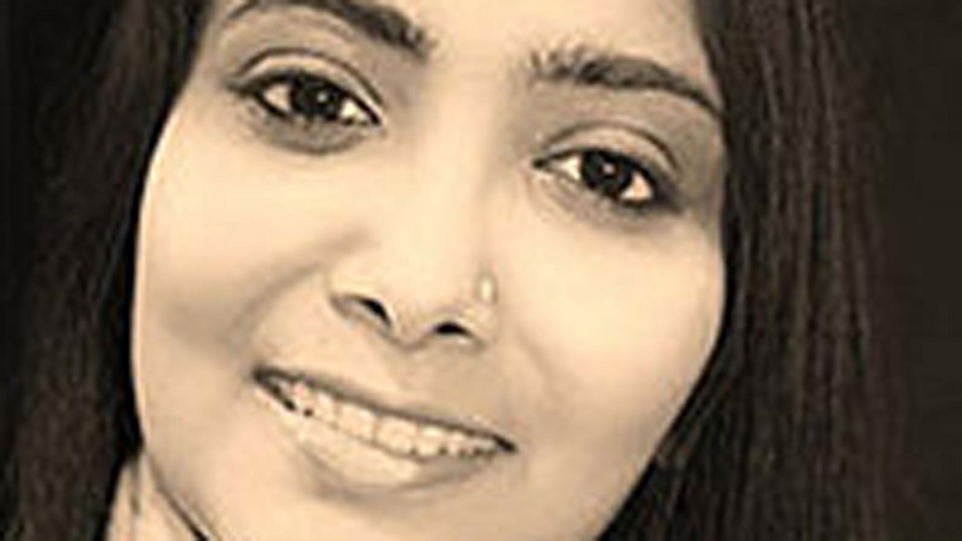 Die pakistanische Journalistin Meera Jamal Die pakistanische Journalistin Meera Jamal