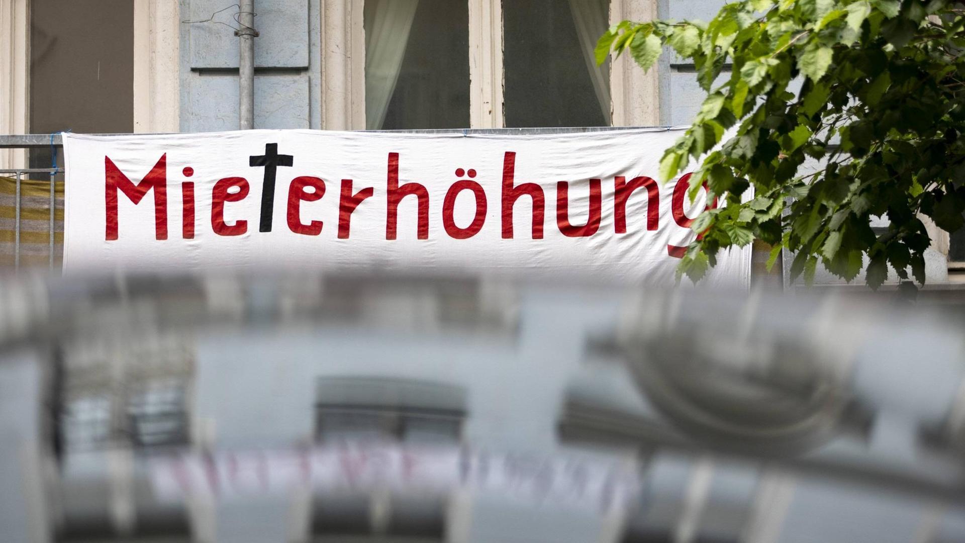 Protest gegen Mieterhöhungen im städtischen Raum, Berlin, 2019