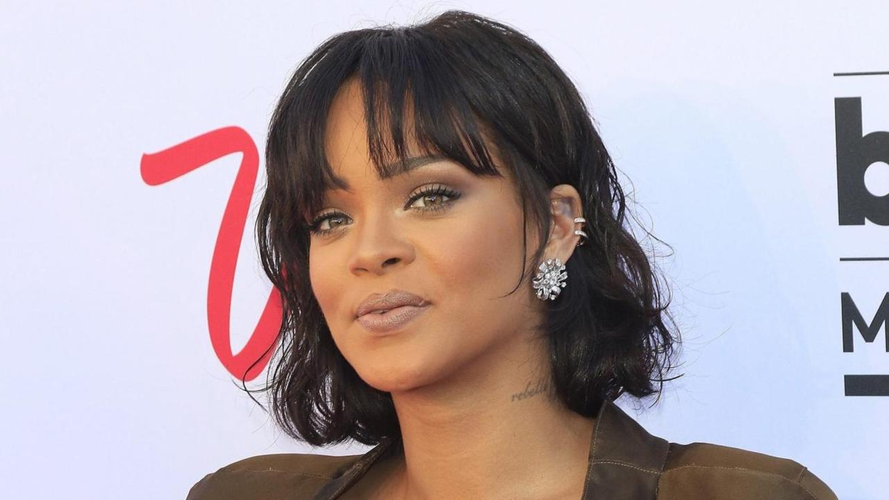 Porträt der barbadischen Pop-Sängerin Rihanna.