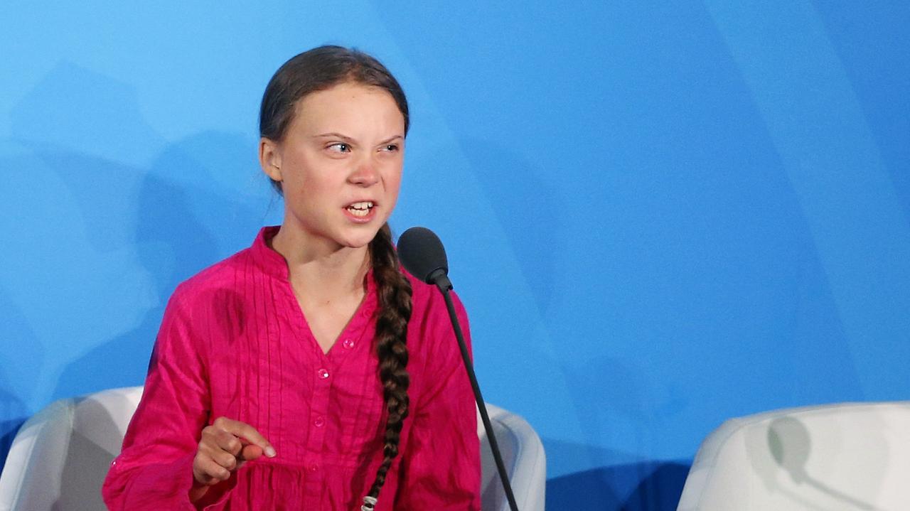 Greta Thunberg hält eine wütende Rede beim UN Klimagipfel in New York City. Greta Thunberg hält eine wütende Rede beim UN Klimagipfel in New York City.