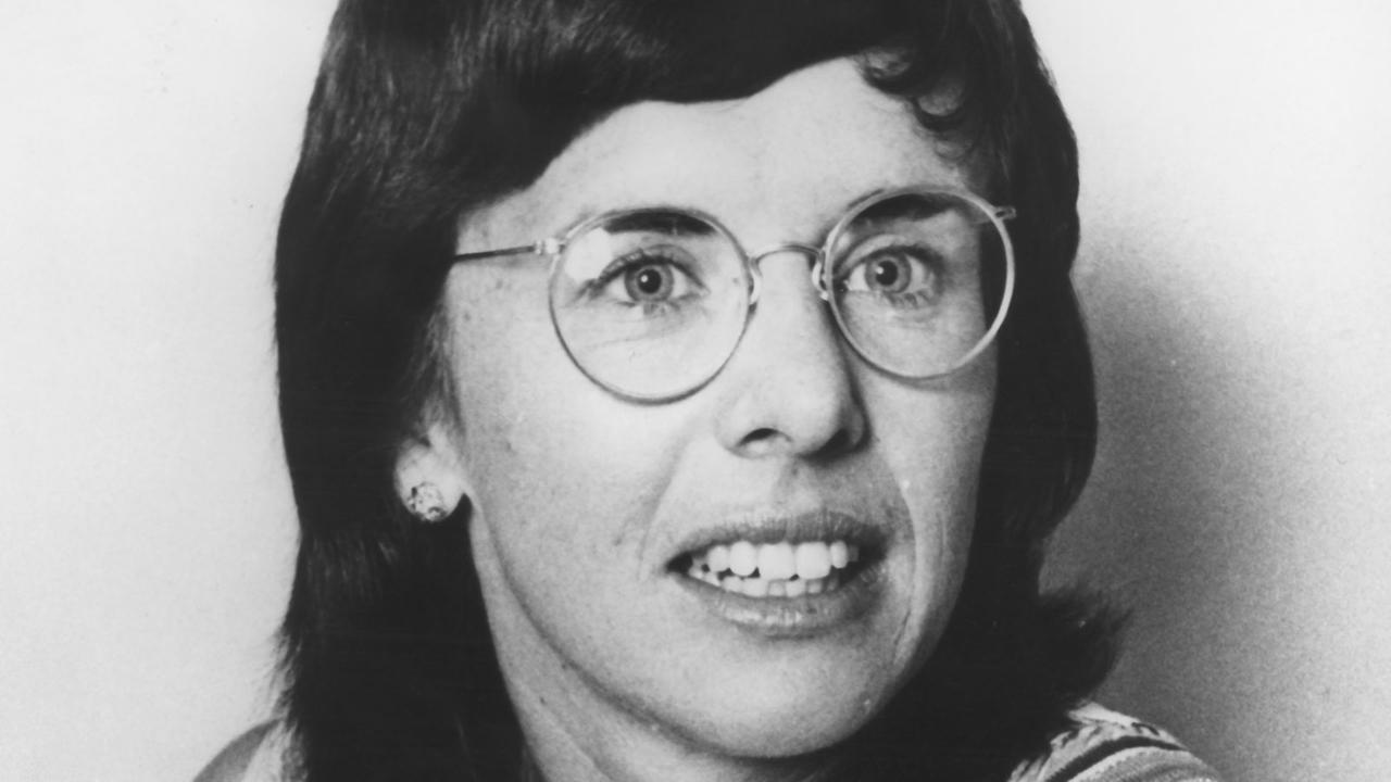 Die amerikanische Tennisspielerin Billie Jean King am 22.6.1973 in New York Die amerikanische Tennisspielerin Billie Jean King am 22.6.1973 in New York