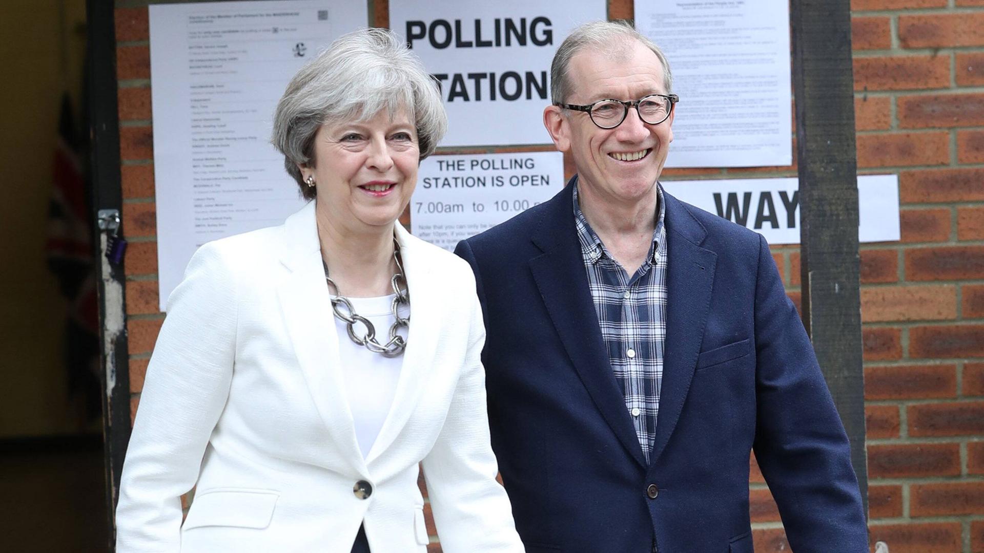 Theresa May und ihr Ehemann Philip Theresa May und ihr Ehemann Philip