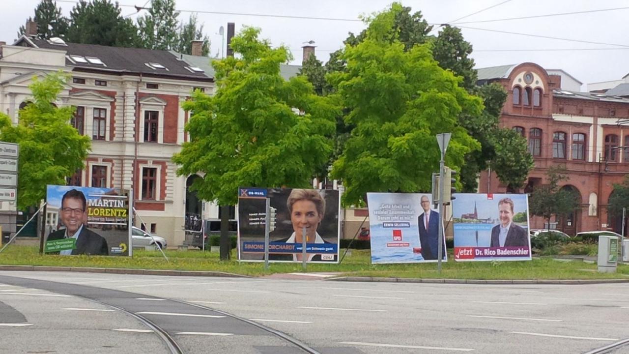 Schweriner Wahlplakate