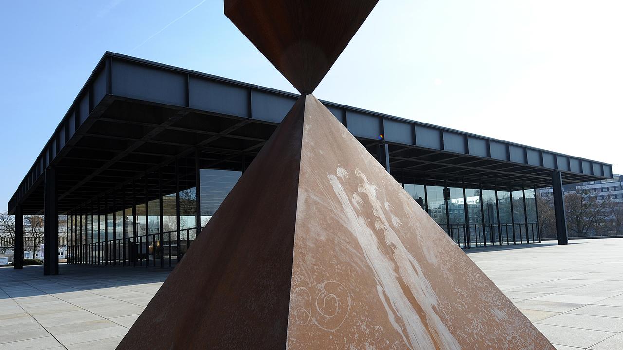 Klare Kante: Die Neue Nationalgalerie von Ludwig Mies van der Rohe in Berlin.