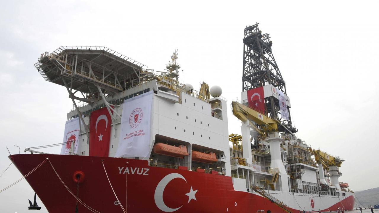 Das türkische Bohrschiff Yavuz Das türkische Bohrschiff Yavuz