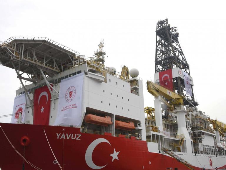 Das türkische Bohrschiff Yavuz