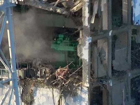Schwer beschädigter Reaktor in Fukushima Schwer beschädigter Reaktor in Fukushima