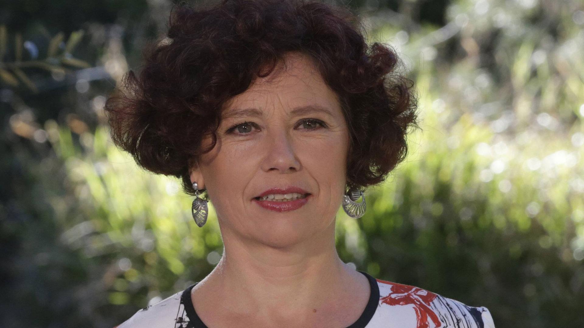Die spanische Regisseurin Icíar Bollaín bei der Präsentation ihres Films "El Olivo" am 3.5.2016 in Madrid Die spanische Regisseurin Icíar Bollaín bei der Präsentation ihres Films "El Olivo" am 3.5.2016 in Madrid