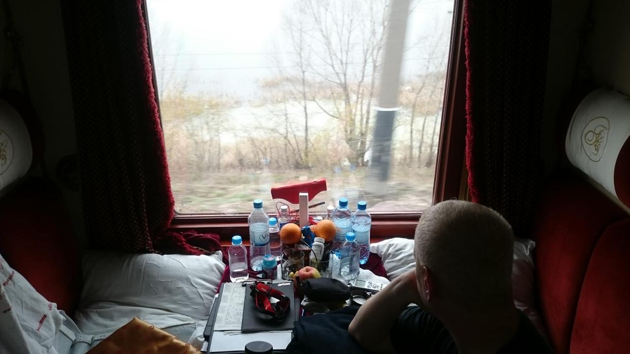 Blick ins Abteil. Blick ins Abteil.