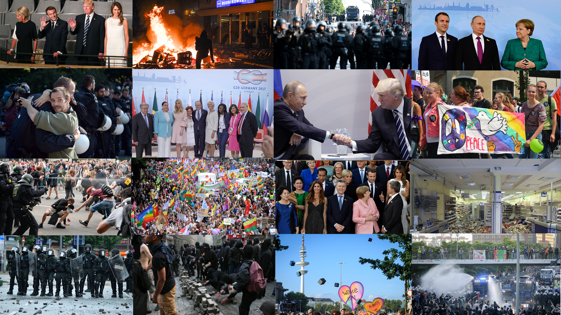Der G20-Gipfel in Hamburg in Bildern Der G20-Gipfel in Hamburg in Bildern