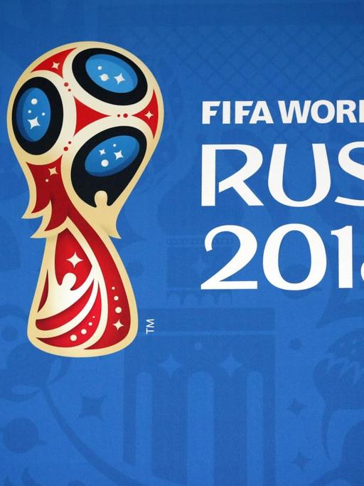 Das Logo der Fußball-Weltmeisterschaft in Russland