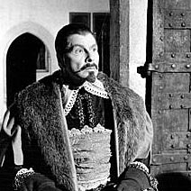 Rolf Boysen bei Dreharbeiten für die ZDF-Produktion von Friedrich Schillers "Wallenstein", 1977 Rolf Boysen bei Dreharbeiten für die ZDF-Produktion von Friedrich Schillers "Wallenstein", 1977