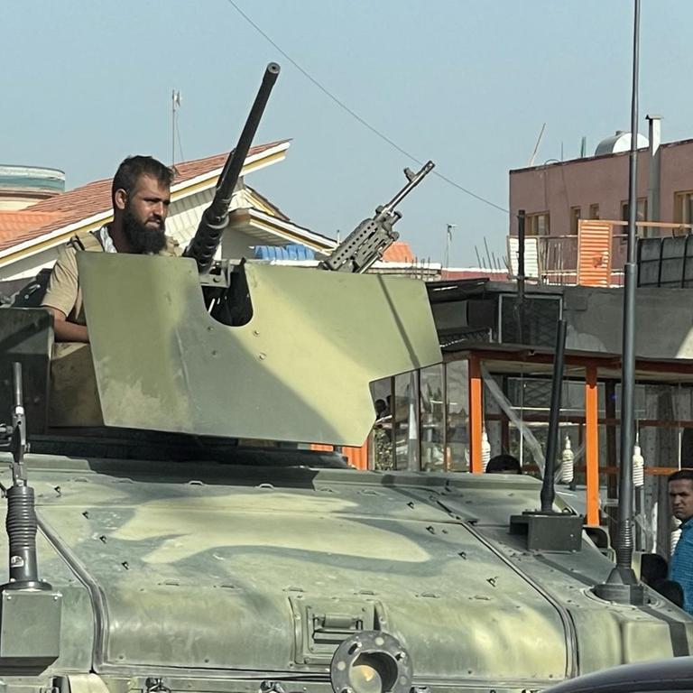 Afghanische Sicherheitskräfte in Kabul