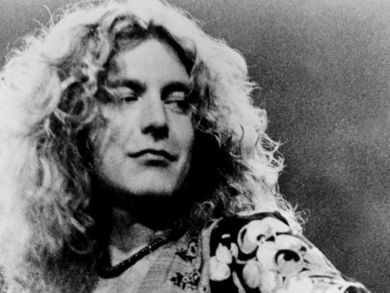 Robert Plant als Sänger von Led Zeppelin 1976