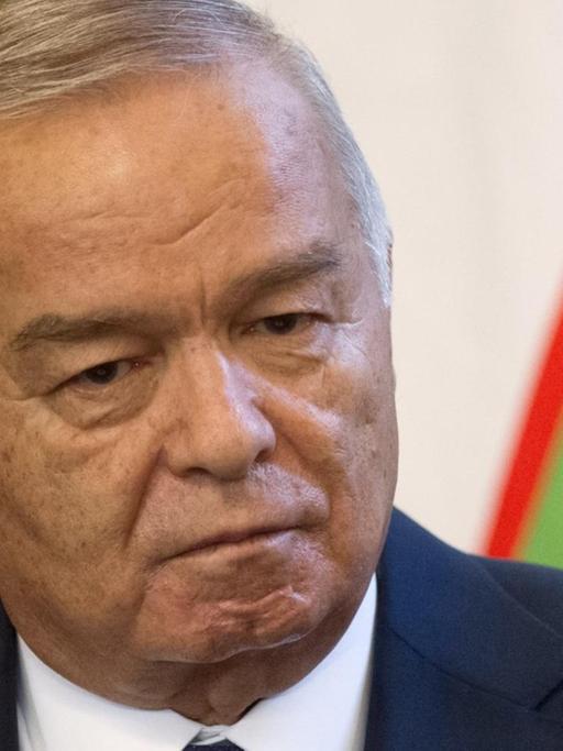 Der usbekische Präsident Islam Karimow am 15. April 2013 in Moskau