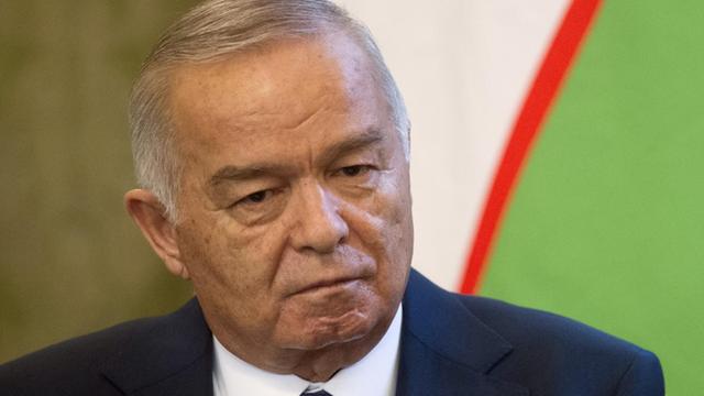 Der usbekische Präsident Islam Karimow am 15. April 2013 in Moskau