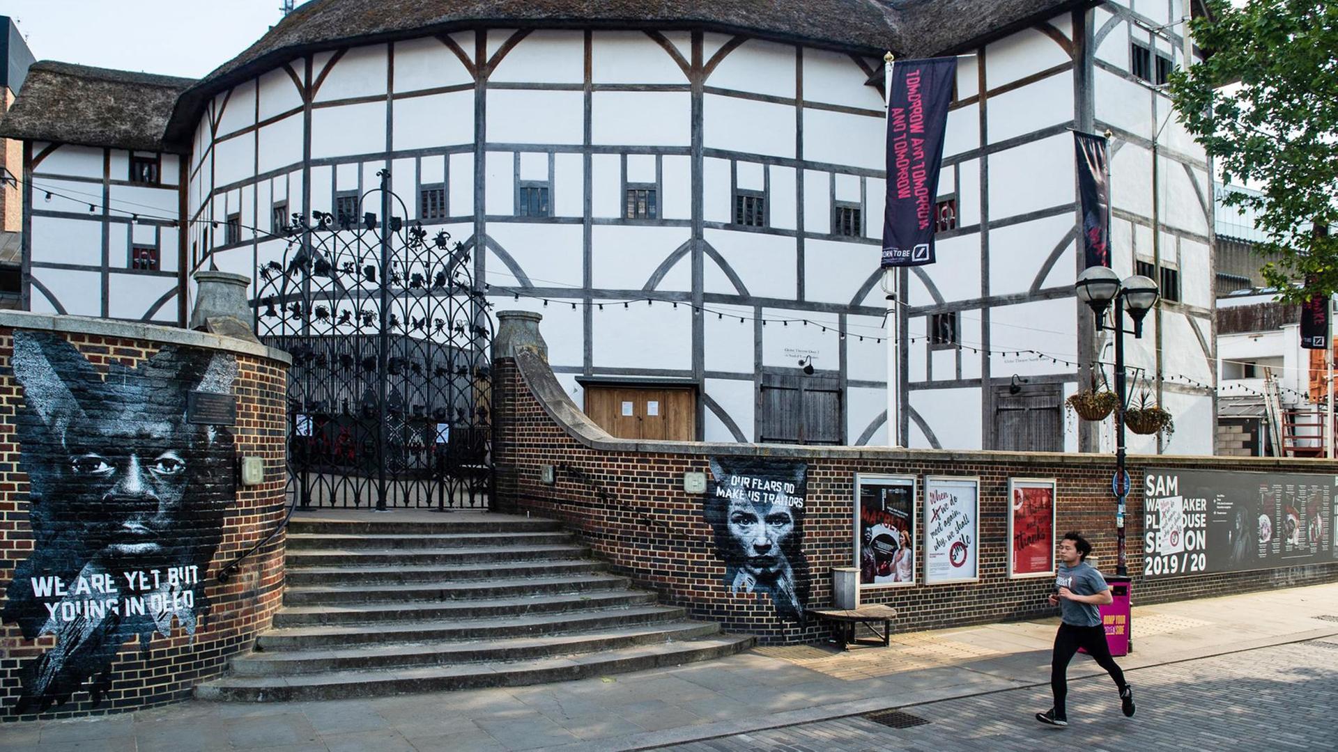 Blick auf das "Globe Theatre" in London