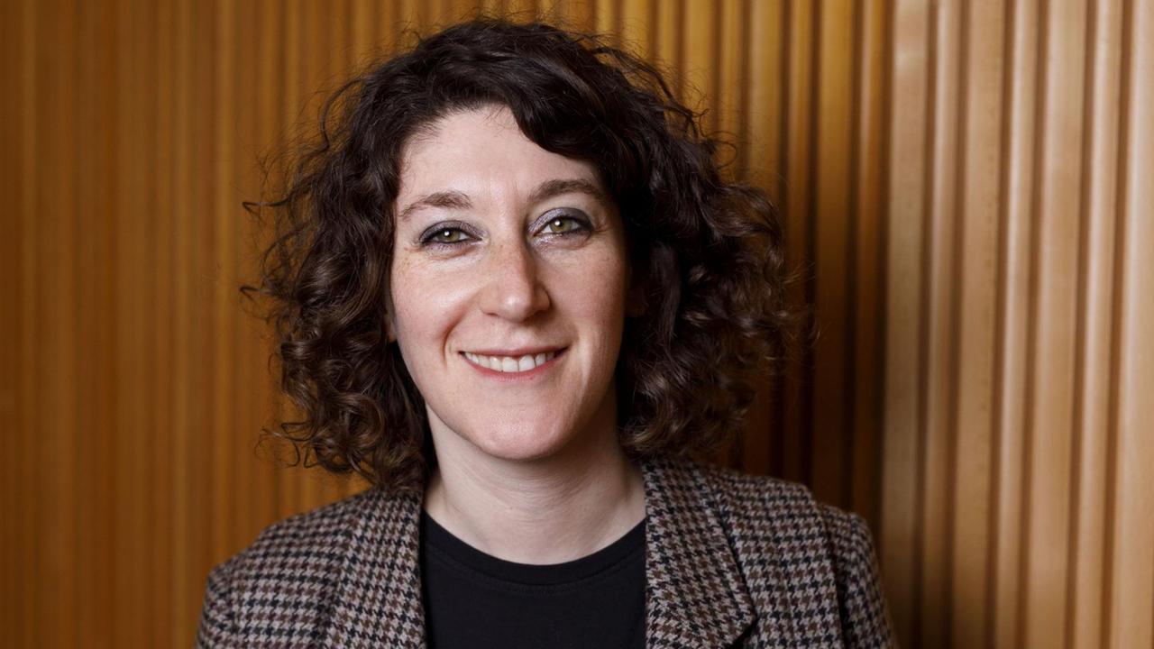 Die Schriftstellerin Lena Gorelik auf der lit.cologne 2019 in Köln Die Schriftstellerin Lena Gorelik auf der lit.cologne 2019 in Köln