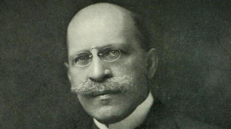 Foto des Psychologen Hugo Münsterberg, aus seinem 1900 erschienenen Buch "Grundzüge der Psychologie". Foto des Psychologen Hugo Münsterberg, aus seinem 1900 erschienenen Buch "Grundzüge der Psychologie".