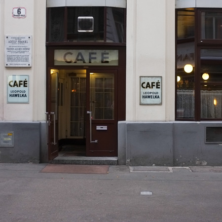 Das Café Hawelka in Wien, wie es heute aussieht Das Café Hawelka in Wien, wie es heute aussieht