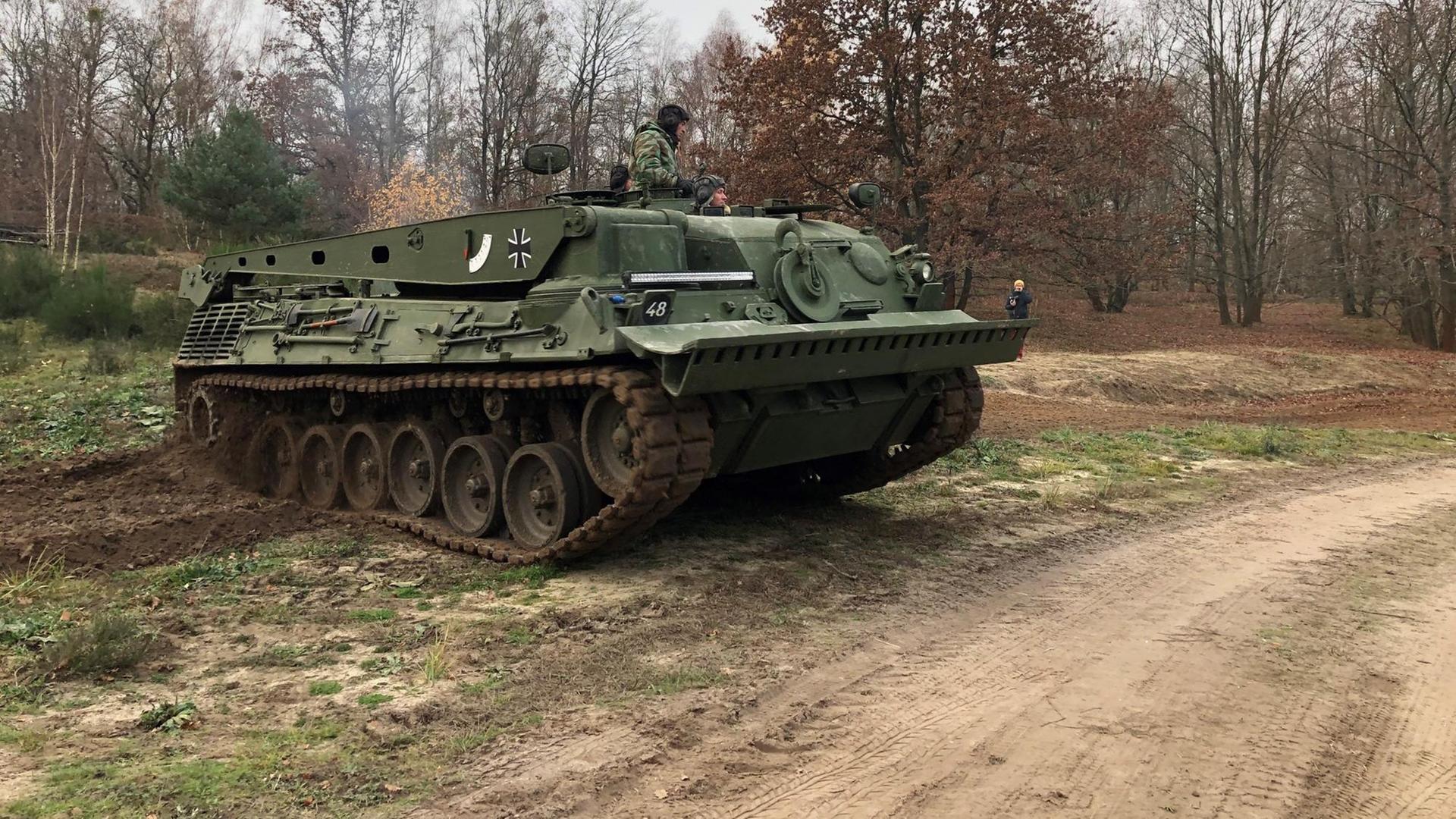 Ein alter Bundeswehrpanzer Ein alter Bundeswehrpanzer