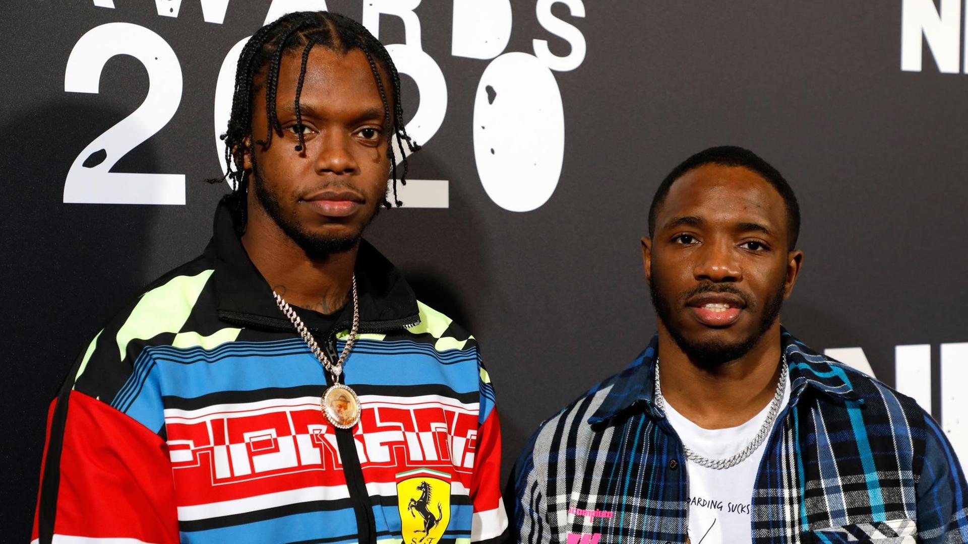 Das britische Hip-Hop-Duo Krept und Konan (Casyo Johnson und Karl Wilson) Das britische Hip-Hop-Duo Krept und Konan (Casyo Johnson und Karl Wilson)