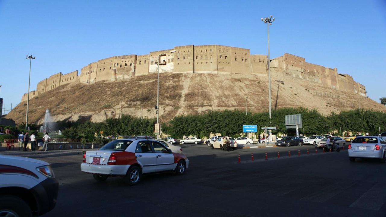 Die Zitadelle Erbil im Jahr 2010 Die Zitadelle Erbil im Jahr 2010