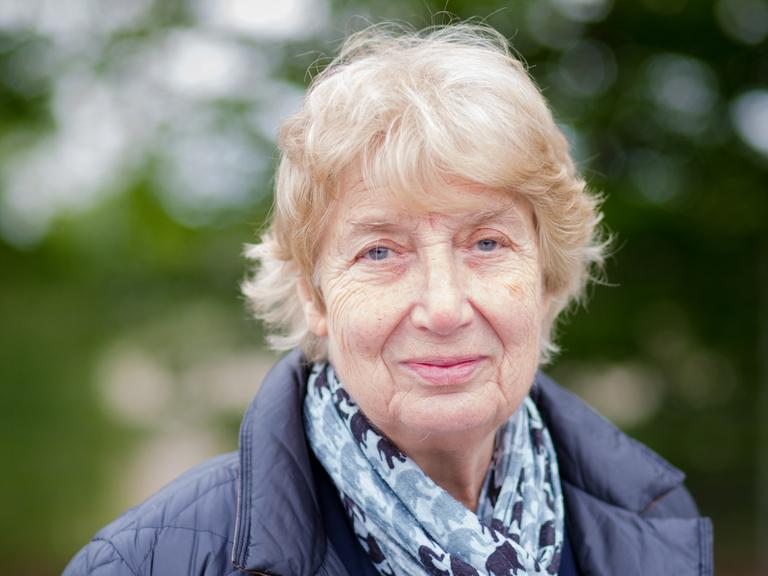 Barbara John (CDU), Ombudsfrau für die Opfer der Zwickauer Terrorzelle, am 25.04.2017 bei der Gedenkfeier zum 10. Todestag der ermordeten Polizistin Michele Kiesewetter.