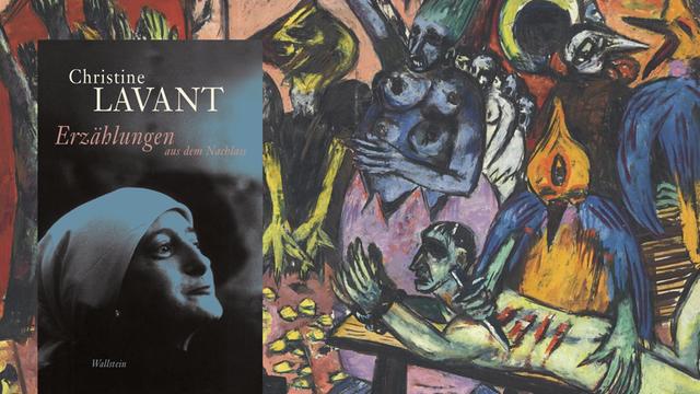 Cover vom vierten Band der Sammlung der Werke von Christine Lavant, im Hintergrund das Gemälde "Hölle der Vögel" von Max Beckmann.