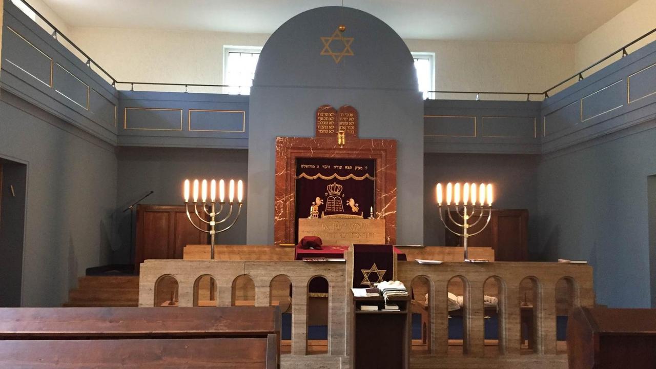 Innenraum der Erfurter Synagoge Innenraum der Erfurter Synagoge