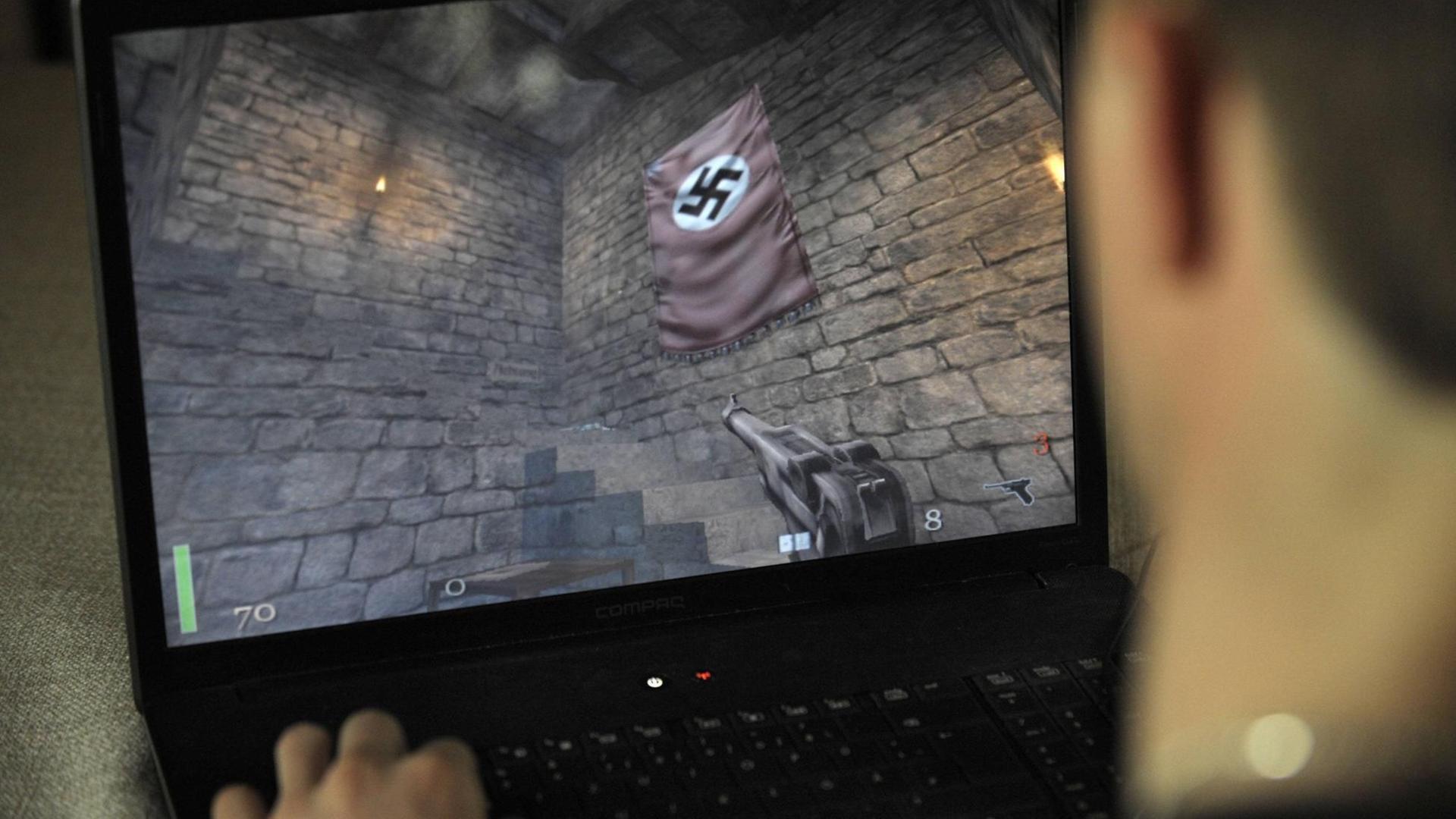 Hakenkreuz in Computerspiel Hakenkreuz in Computerspiel