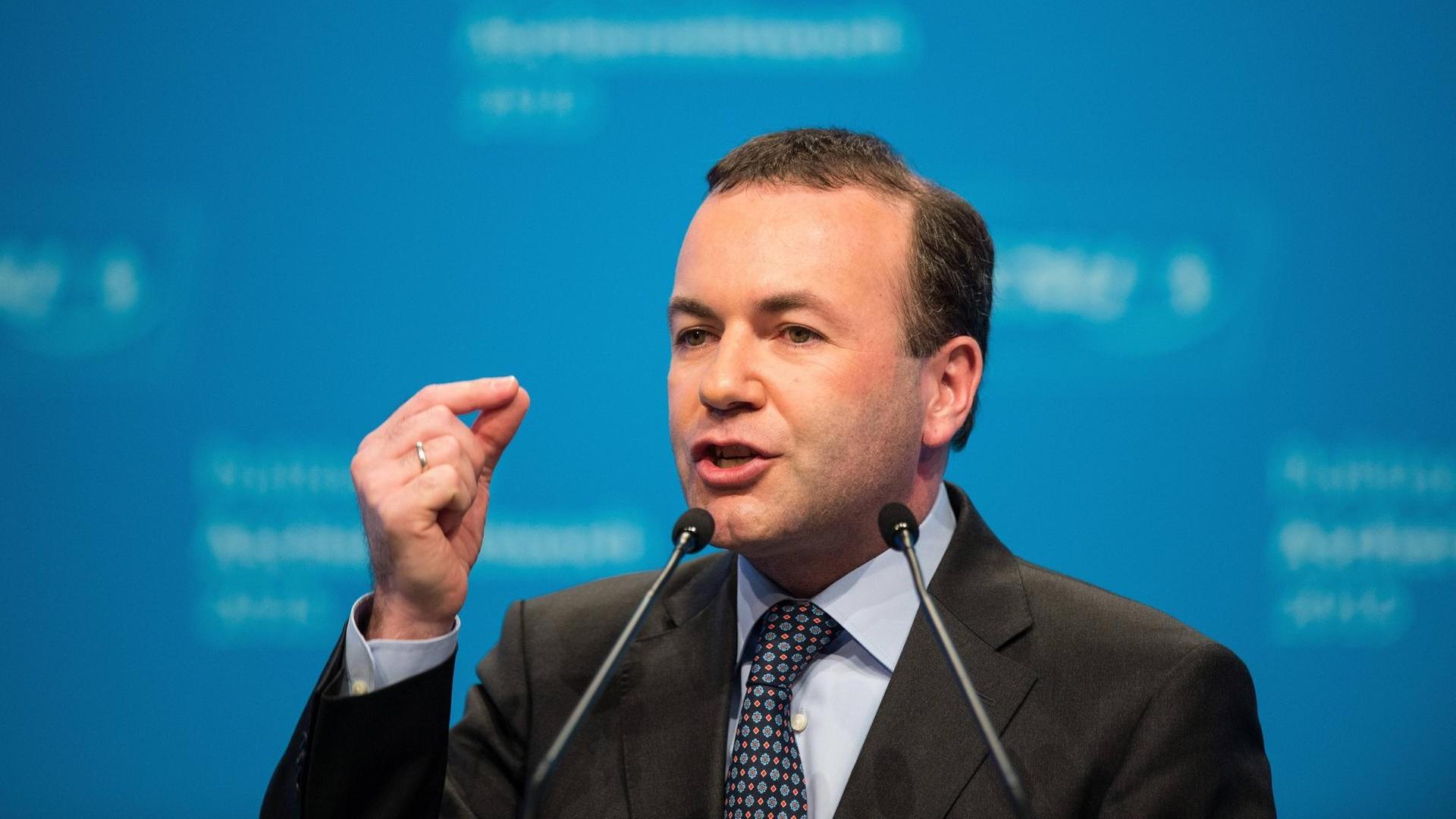 Der Europaabgeordnete Manfred Weber (CSU) Der Europaabgeordnete Manfred Weber (CSU)
