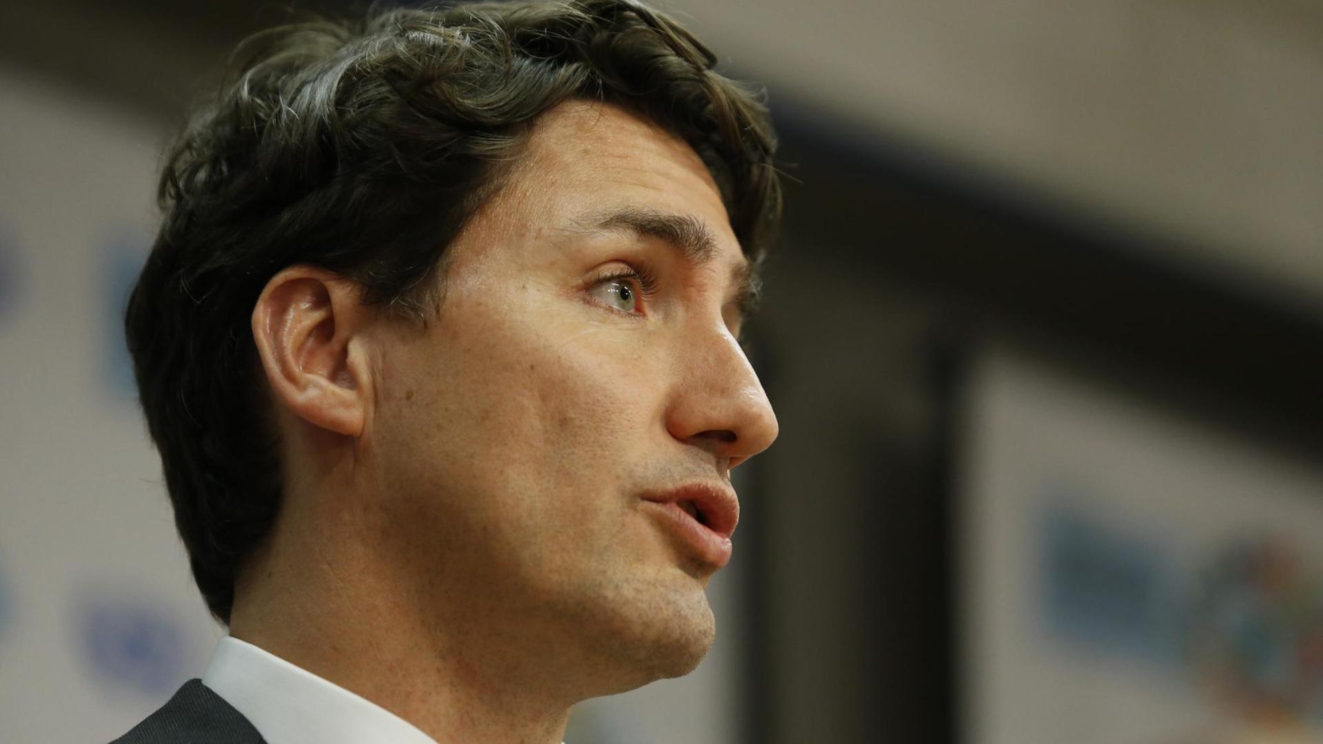 Der kanadische Ministerpräsident Justin Trudeau Der kanadische Ministerpräsident Justin Trudeau