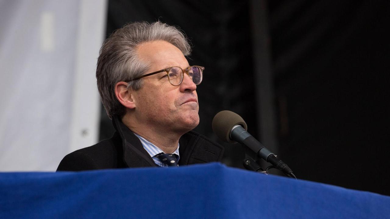 Eric Metaxas im Januar 2017 bei der "March For Life"-Kundgebung in Washington DC Eric Metaxas im Januar 2017 bei der "March For Life"-Kundgebung in Washington DC