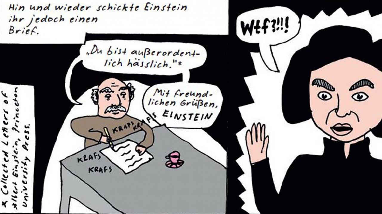 Zeichnung aus Liv Strömquists Comic "I'm every woman". Zeichnung aus Liv Strömquists Comic "I'm every woman".