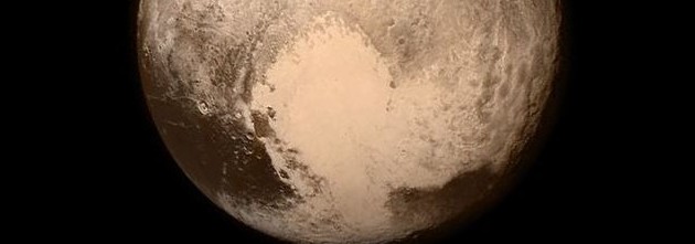 Der Pluto, fotografiert von der Sonde New Horizons Der Pluto, fotografiert von der Sonde New Horizons