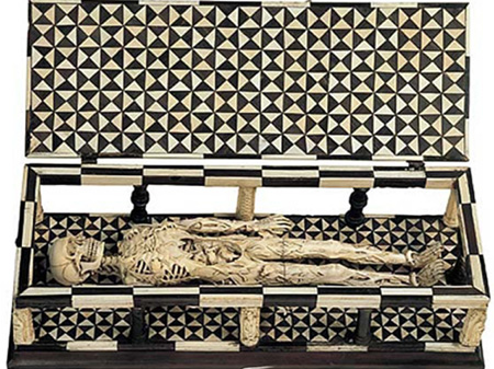 Memento Mori, Westschweiz um 1520, Elfenbein, Holz Memento Mori, Westschweiz um 1520, Elfenbein, Holz