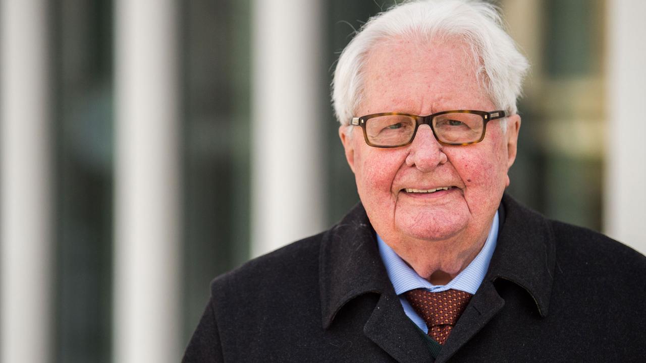Hans-Jochen Vogel, ehemaliger Bürgermeister von München, Bundesjustizminister und Kanzlerkandidat der SPD