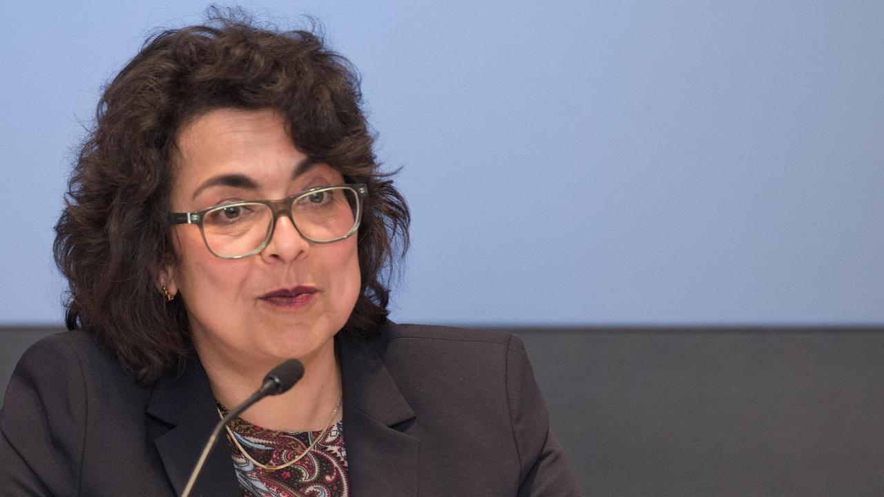 Die Journalistin Mariam Lau nimmt teil an der Konferenz "Zuwanderung nach Deutschland - Einwanderungsland Bundesrepublik?" am 14.04.2015 in Berlin. Die Journalistin Mariam Lau nimmt teil an der Konferenz "Zuwanderung nach Deutschland - Einwanderungsland Bundesrepublik?" am 14.04.2015 in Berlin.