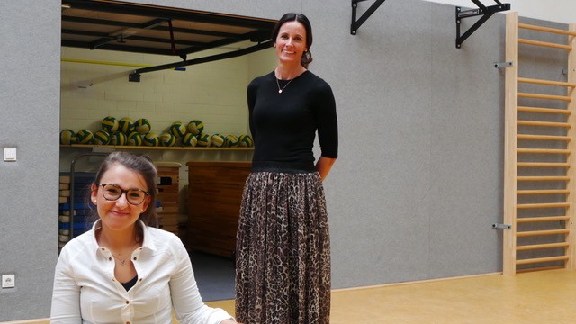 Sina Eghbalpour und Nadine Frey, die Geschäftsführerin des Stadtsportbunds Aachen Sina Eghbalpour und Nadine Frey, die Geschäftsführerin des Stadtsportbunds Aachen